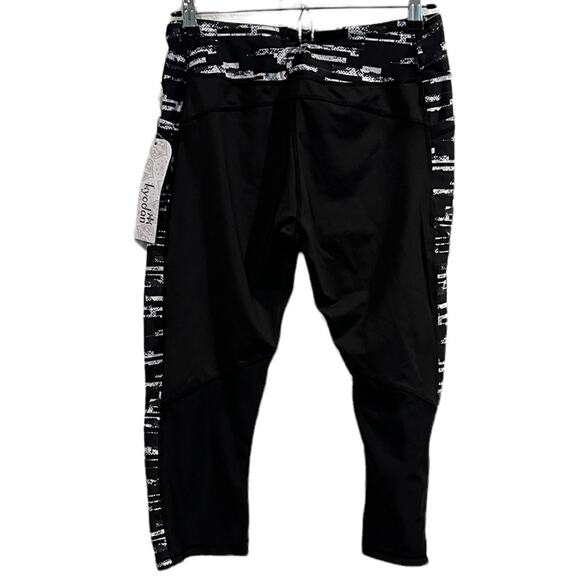 NWT Kyodan Leggins cropped pockets Size Large Stretch sport athletic yoga - Picture 2 of 6